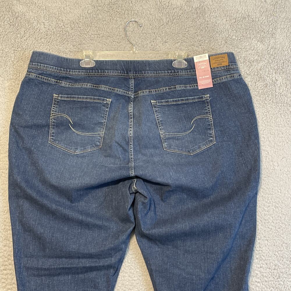 Signature by Levi Strauss Gold Women's Jeans Pull On Skinny Blue Size 26W L32 - Picture 14 of 15